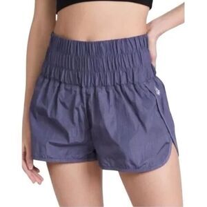 NWOT Free People FP Movement The Way Home‎ Shorts Purple Athletic Workout Large